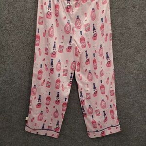 Munki Munki Pink Festive Pajama Pants Intimates Sleepwear